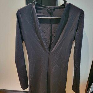 black long sleeve jumpsuit
